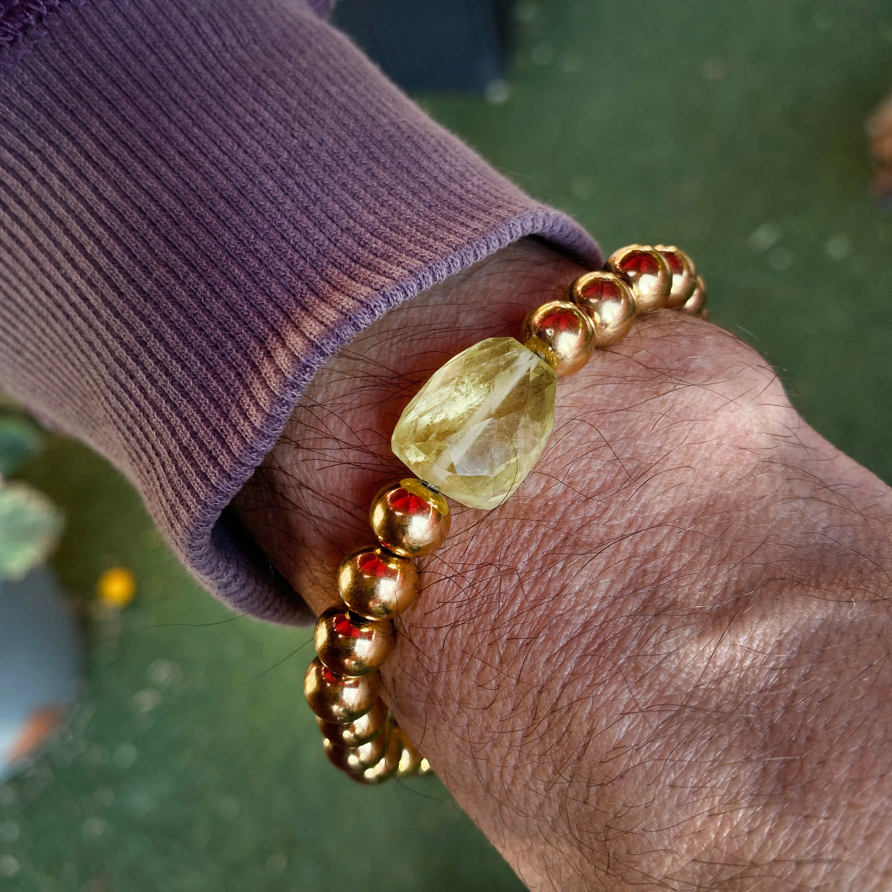 Yellow Topaz gemstone Bracelet